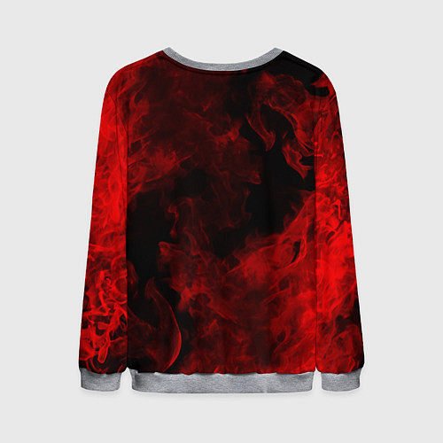 Мужской свитшот АлисА / 3D-Меланж – фото 2