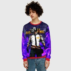 Свитшот мужской PUBG, цвет: 3D-красный — фото 2