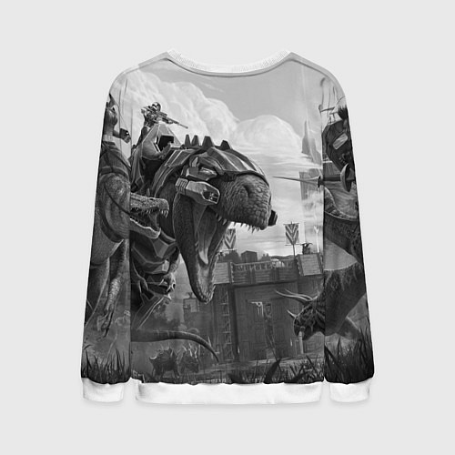 Мужской свитшот Ark Survival Evolved / 3D-Белый – фото 2