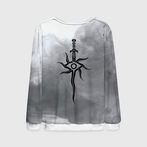 Мужской свитшот Dragon Age / 3D-Белый – фото 2