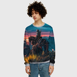 Свитшот мужской The Witcher, цвет: 3D-меланж — фото 2