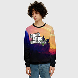 Свитшот мужской GTA 5, цвет: 3D-черный — фото 2