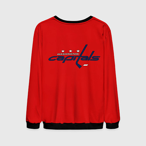 Мужской свитшот Ovechkin Capitals / 3D-Черный – фото 2