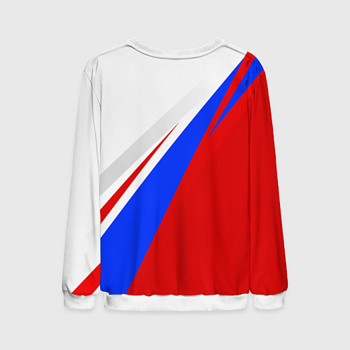 Мужской свитшот Россия / 3D-Белый – фото 2