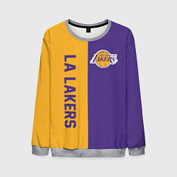 Свитшот мужской LA LAKERS, цвет: 3D-меланж