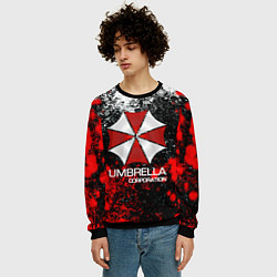 Свитшот мужской UMBRELLA CORP, цвет: 3D-черный — фото 2
