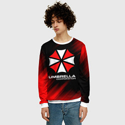 Свитшот мужской Umbrella Corporation, цвет: 3D-белый — фото 2