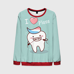 Свитшот мужской Tooth, цвет: 3D-красный