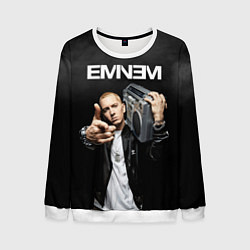 Свитшот мужской EMINEM, цвет: 3D-белый