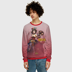 Свитшот мужской Mad Moxxi, цвет: 3D-красный — фото 2