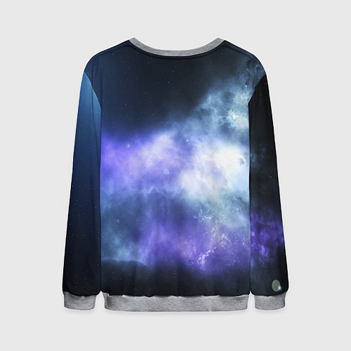 Мужской свитшот ГОЛУБОЕ НЕБО / 3D-Меланж – фото 2
