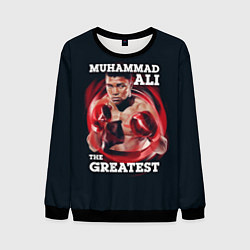Свитшот мужской Muhammad Ali, цвет: 3D-черный