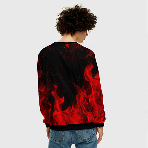 Мужской свитшот ROBLOX / 3D-Черный – фото 4