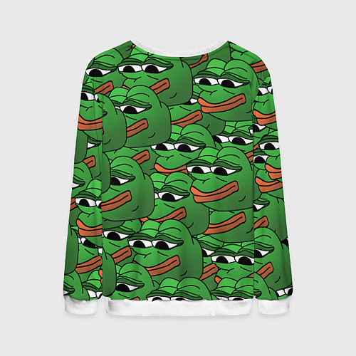 Мужской свитшот Pepe The Frog / 3D-Белый – фото 2