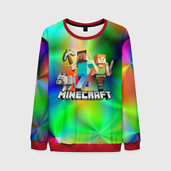 Свитшот мужской MINECRAFT, цвет: 3D-красный