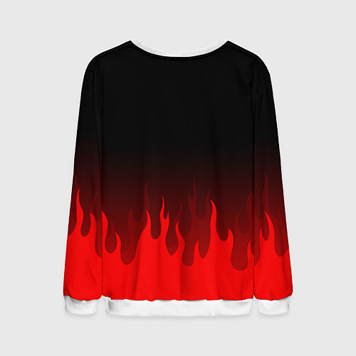 Мужской свитшот АНАРХИЯ / 3D-Белый – фото 2