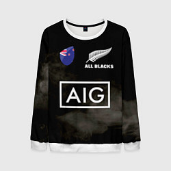 Свитшот мужской ALL BLACKS, цвет: 3D-белый