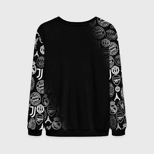 Мужской свитшот JUVENTUS / 3D-Черный – фото 2
