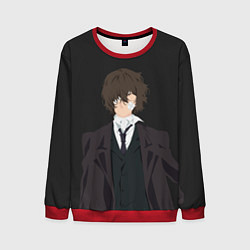 Свитшот мужской Osamu Dazai, цвет: 3D-красный