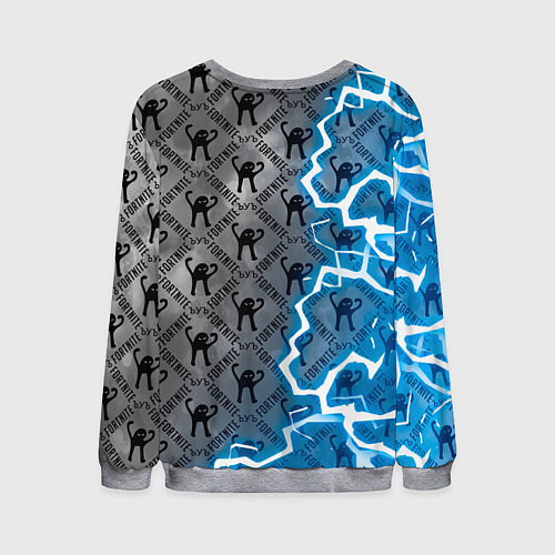 Мужской свитшот ЪУЪ FORTNITE / 3D-Меланж – фото 2