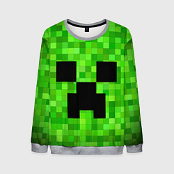 Свитшот мужской MINECRAFT, цвет: 3D-меланж