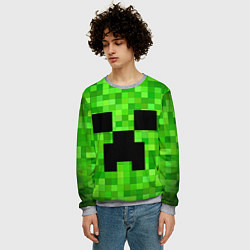 Свитшот мужской MINECRAFT, цвет: 3D-меланж — фото 2