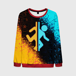 Свитшот мужской PORTAL, цвет: 3D-красный