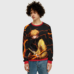 Свитшот мужской KIMETSU NO YAIBA, цвет: 3D-красный — фото 2