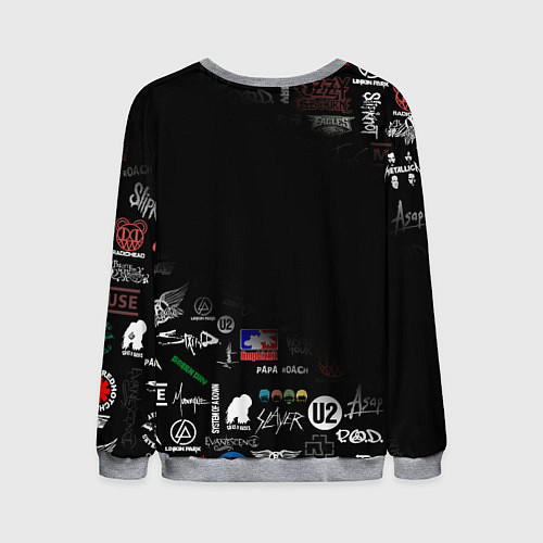 Мужской свитшот Metallica / 3D-Меланж – фото 2