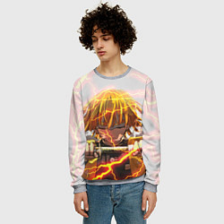 Свитшот мужской KIMETSU NO YAIBA, цвет: 3D-меланж — фото 2