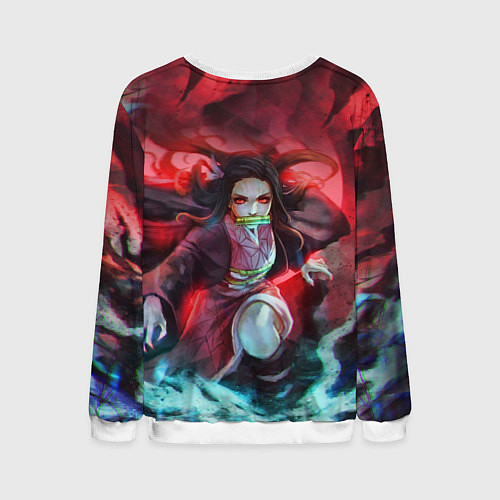 Мужской свитшот KIMETSU NO YAIBA / 3D-Белый – фото 2