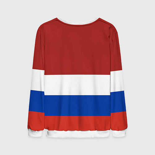 Мужской свитшот СССР - Россия / 3D-Белый – фото 2