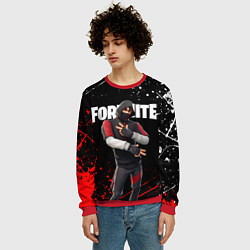 Свитшот мужской FORTNITE IKONIK, цвет: 3D-красный — фото 2
