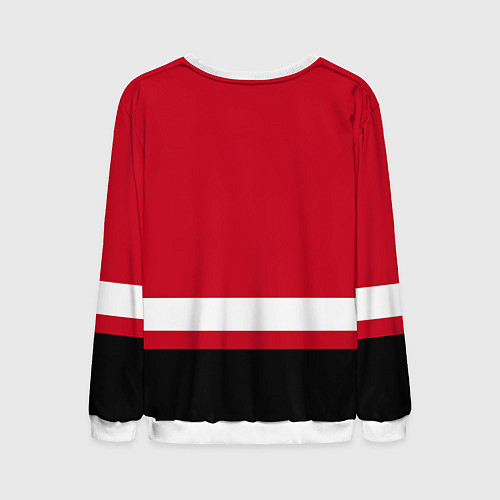 Мужской свитшот Chicago Blackhawks / 3D-Белый – фото 2