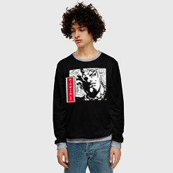 Свитшот мужской Jojos bizarre adventure Dio, цвет: 3D-меланж — фото 2