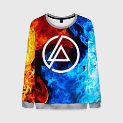 Свитшот мужской LINKIN PARK, цвет: 3D-меланж