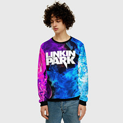 Свитшот мужской LINKIN PARK, цвет: 3D-черный — фото 2