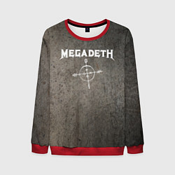 Свитшот мужской Megadeth, цвет: 3D-красный