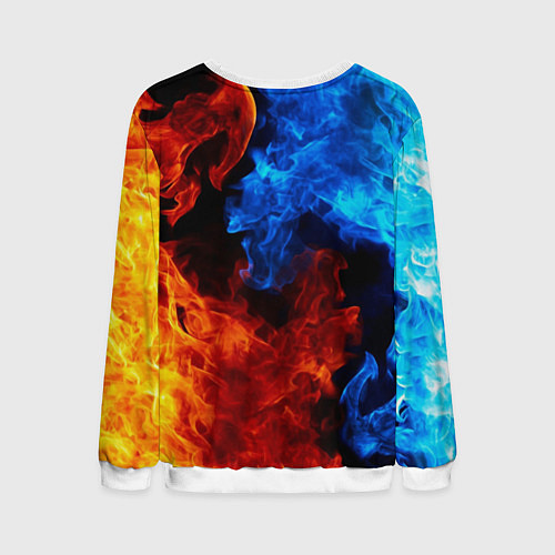 Мужской свитшот SONIC / 3D-Белый – фото 2