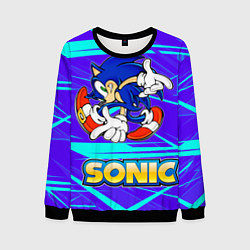Свитшот мужской Sonic, цвет: 3D-черный