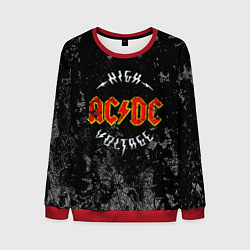 Свитшот мужской ACDC, цвет: 3D-красный
