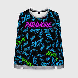 Свитшот мужской Paramore RIOT!, цвет: 3D-меланж