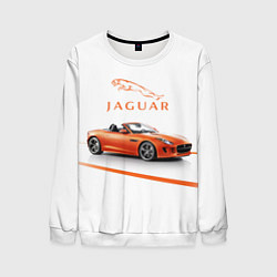 Свитшот мужской Jaguar, цвет: 3D-белый
