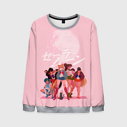 Свитшот мужской PINK SAILOR MOON, цвет: 3D-меланж