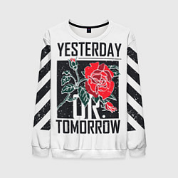 Свитшот мужской Off-White: Yesterday, цвет: 3D-белый