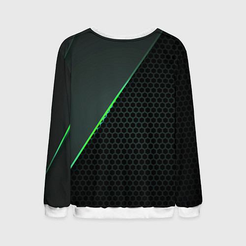 Мужской свитшот Alfa Romeo / 3D-Белый – фото 2