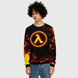 Свитшот мужской HALF-LIFE 3, цвет: 3D-черный — фото 2