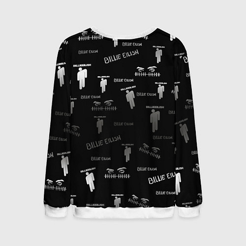 Мужской свитшот Billie Eilish / 3D-Белый – фото 2