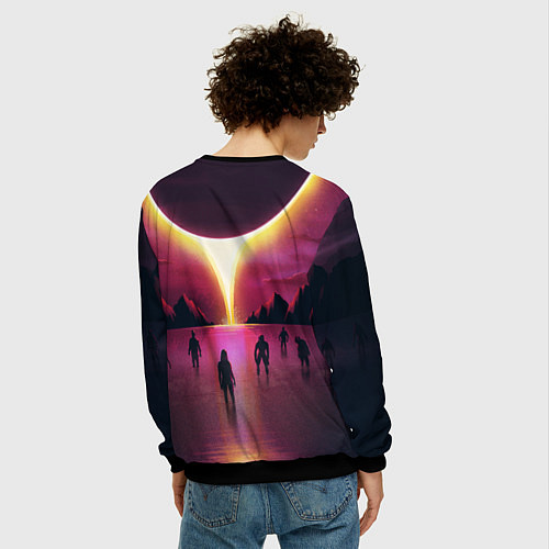 Мужской свитшот BERSERK / 3D-Черный – фото 4