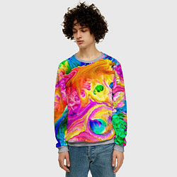 Свитшот мужской TIE DYE, цвет: 3D-меланж — фото 2